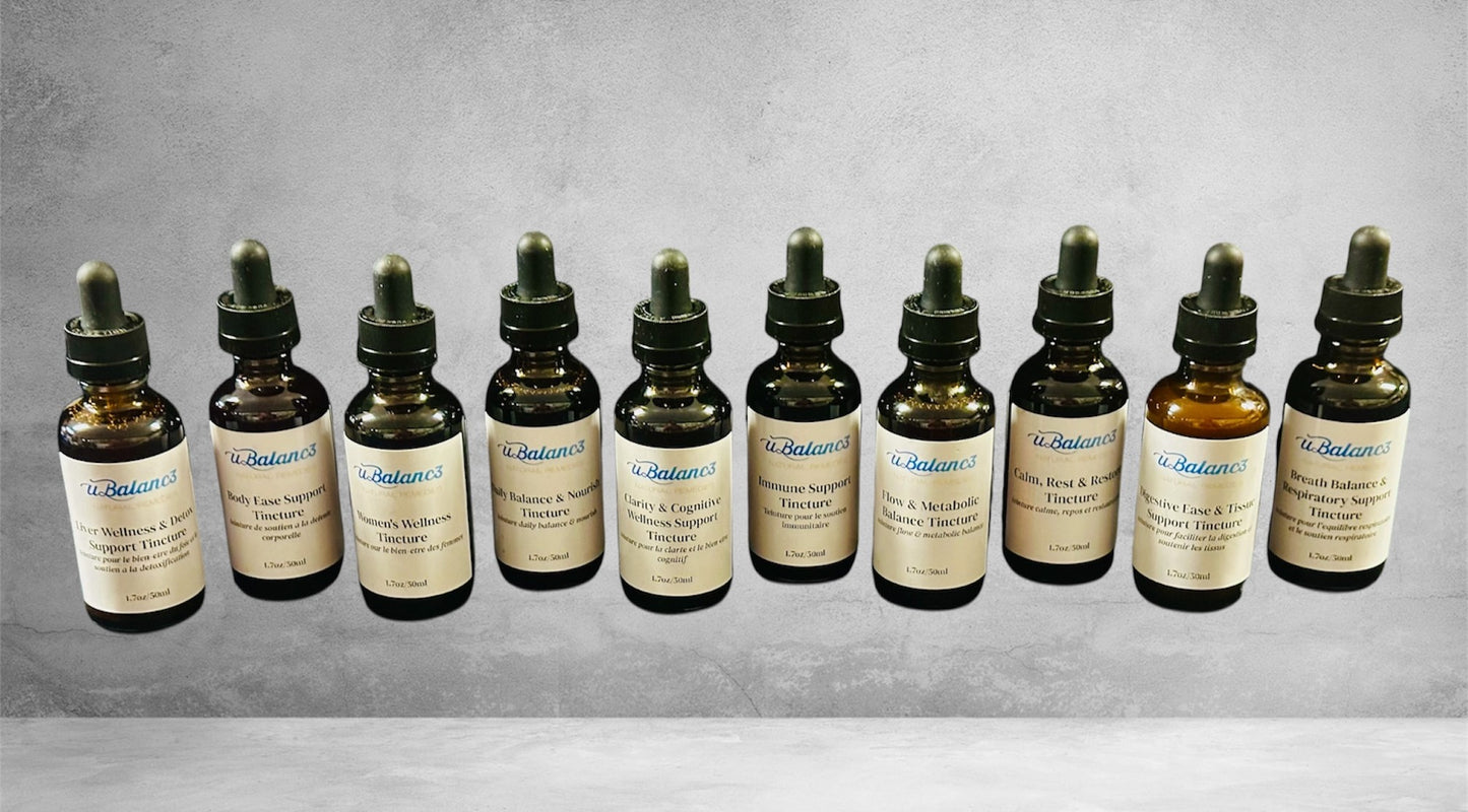 Natural Health Shelf Start Kit - 10, 50ml Tinctures