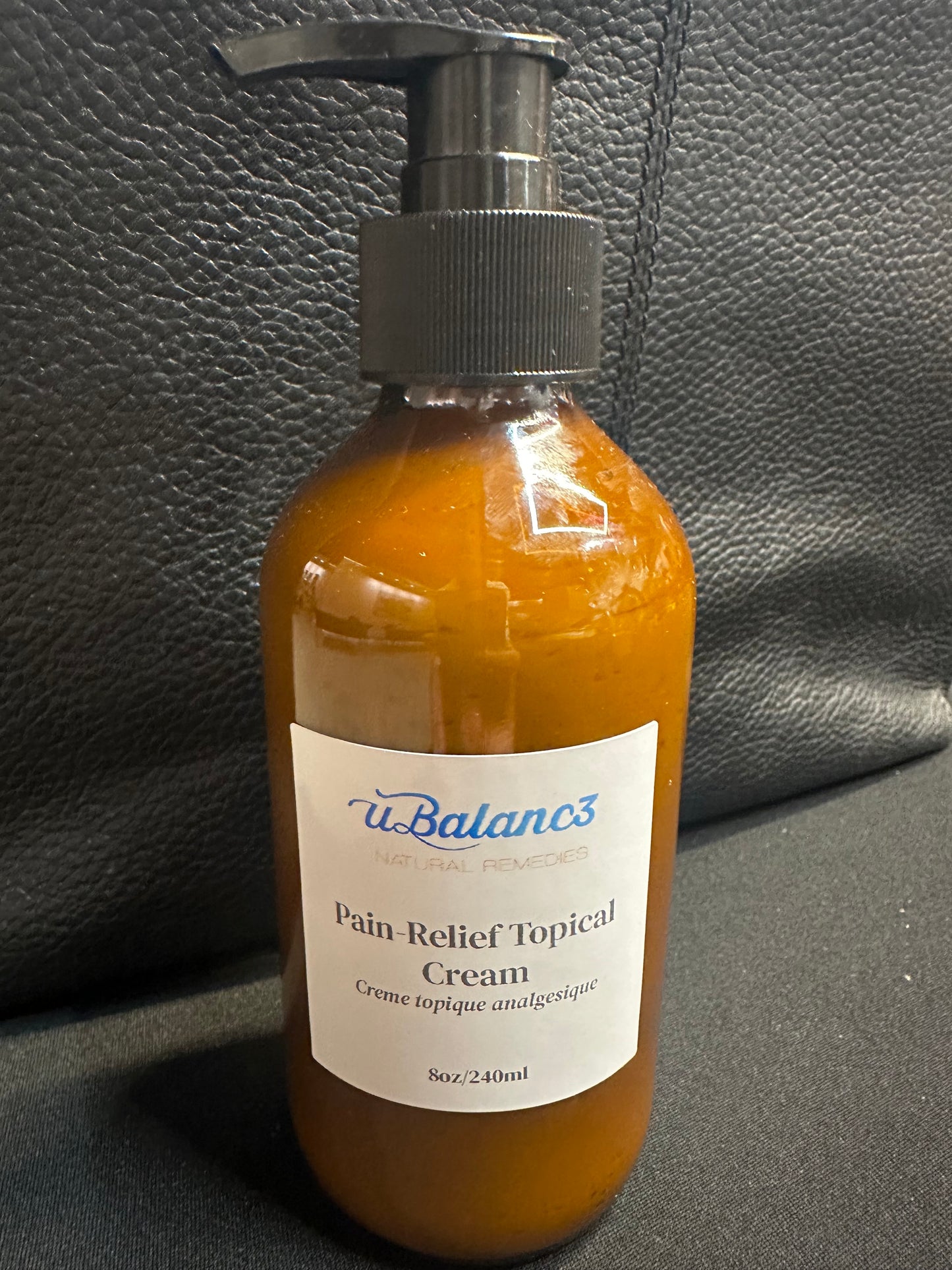 Natural Pain-Relief Topical Cream - 8oz/240ml